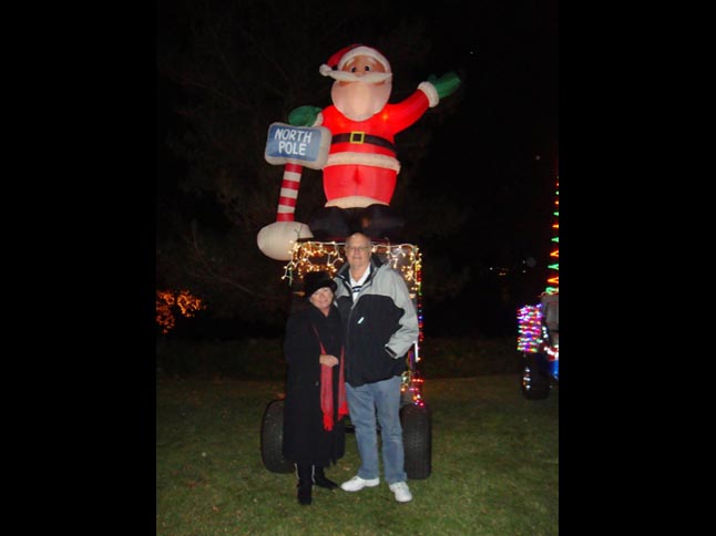Golf Cart Parade and Toy Drive a success