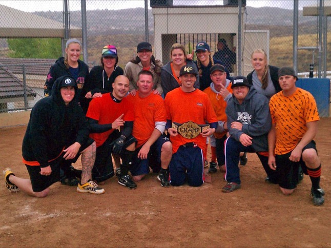Orange Crush wins coed softball championship