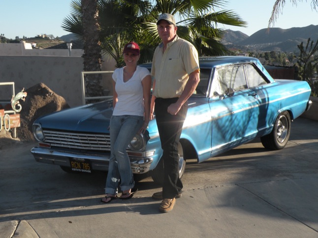 Paule duo work on 1964 Chevrolet Nova