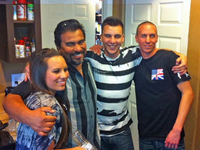Aguirre family reunite and surprise dad